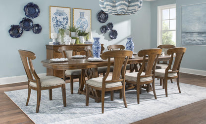 Echelon - Trestle Dining Table - Heritage Walnut