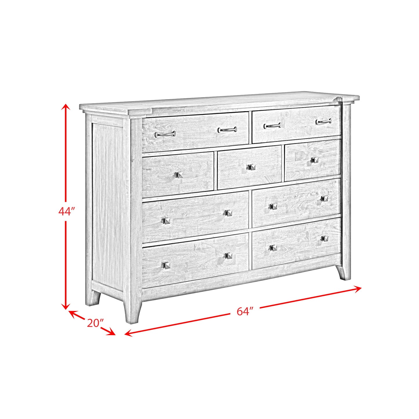 Gage - 9-Drawer Dresser