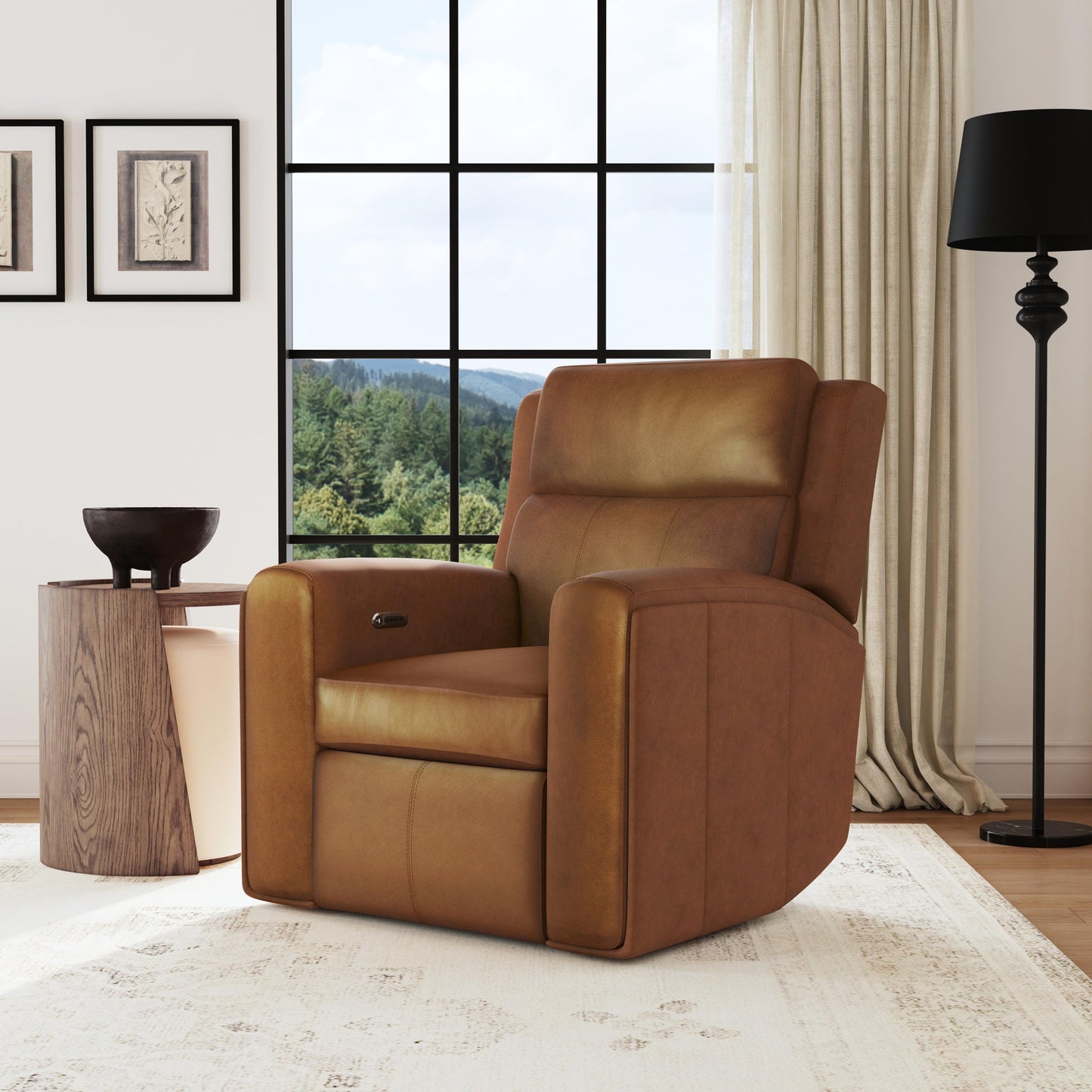 Wyatt - Power Recliner With Power Headrest & Lumbar