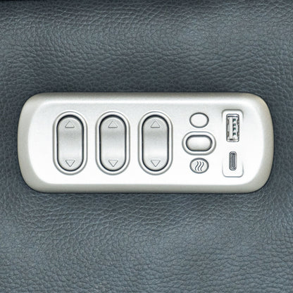 Vernon - Power Swivel Gliding Recliner With Power Headrest, Lumbar, Heat & Massage