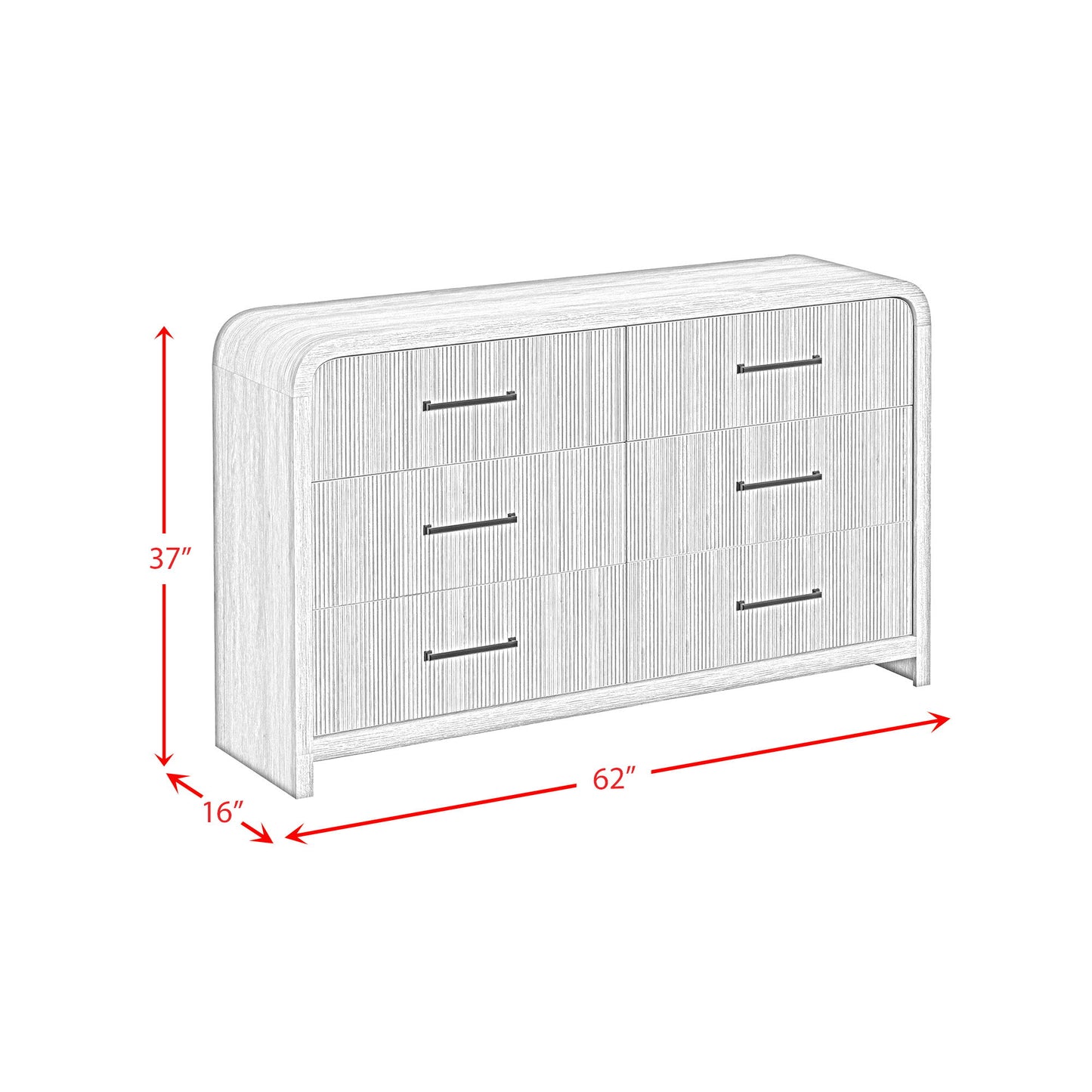 Ridgemont - 6-Drawer Dresser