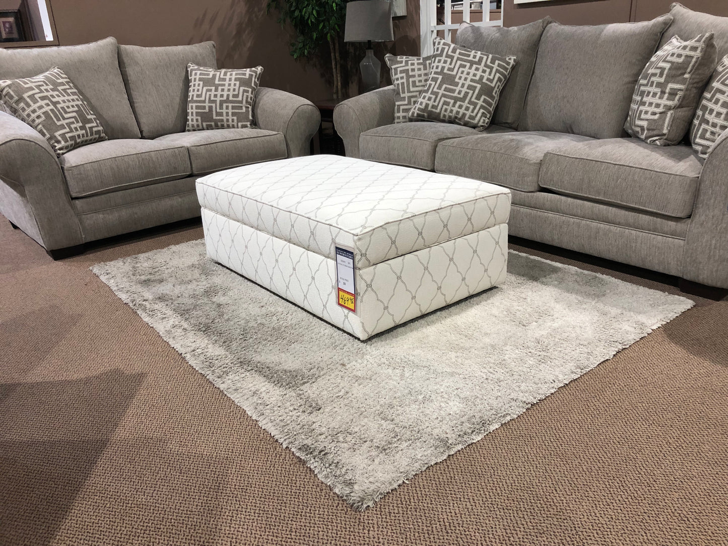XL Storage Ottoman