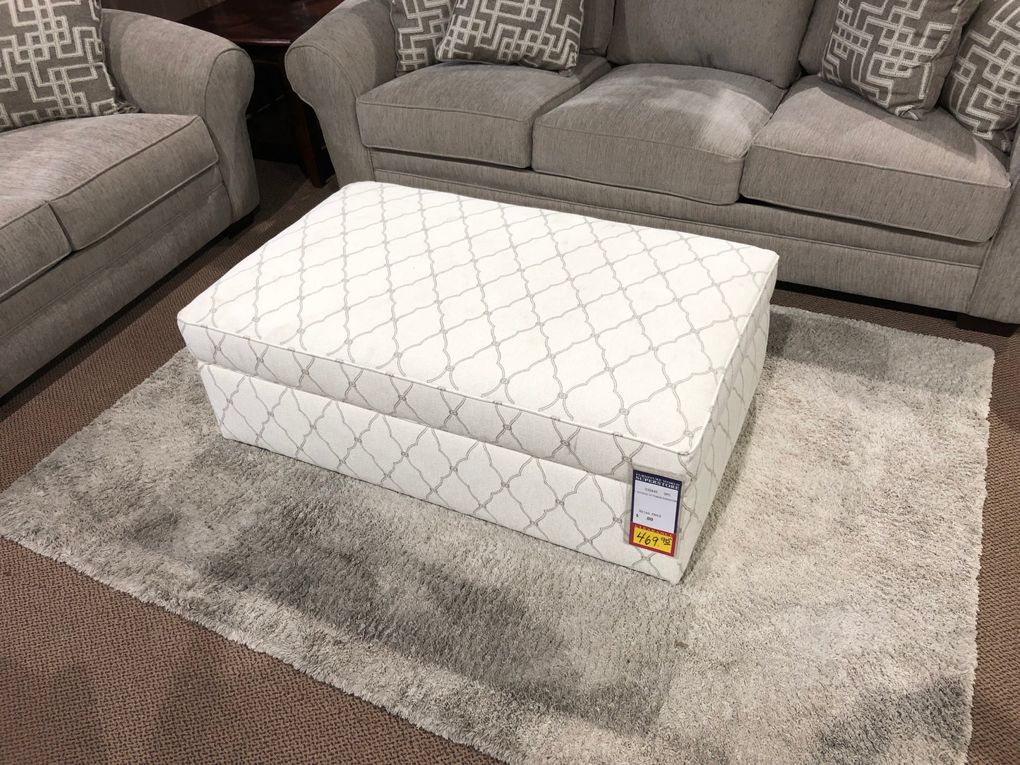 XL Storage Ottoman