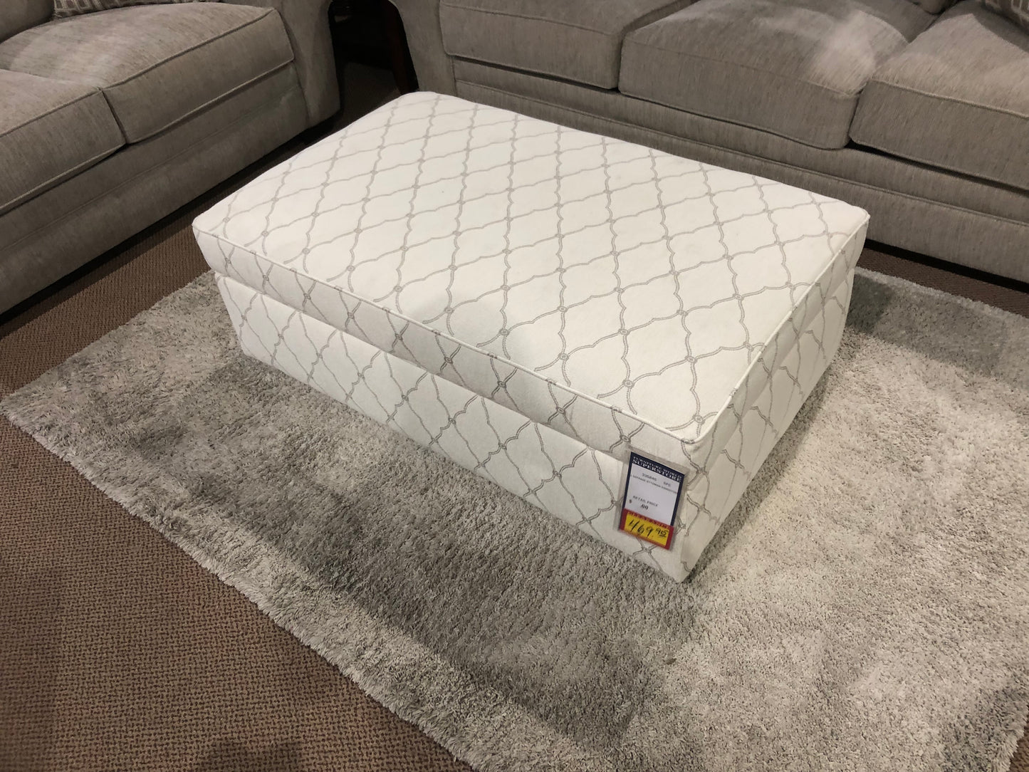 XL Storage Ottoman