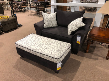 Belle Chair and Ottoman