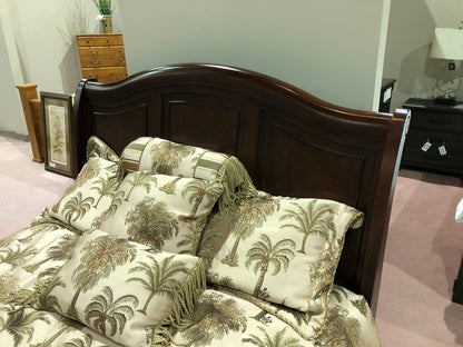 Cherry Sleigh Bed