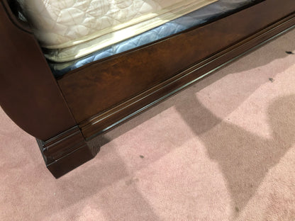 Cherry Sleigh Bed