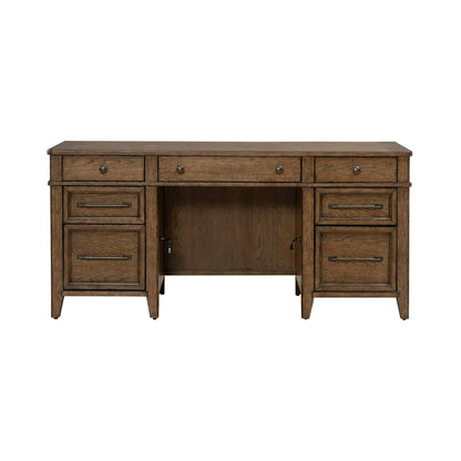 Carolina Park - Jr Executive Credenza - Brown