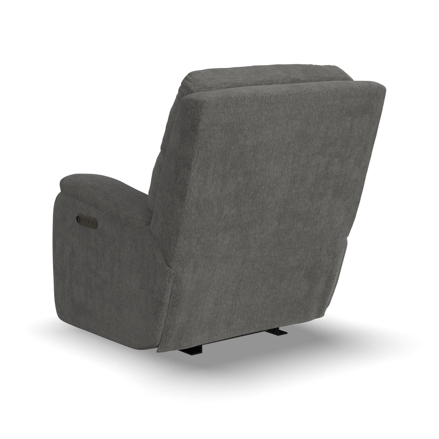 Penn - Fabric Power Rocking Recliner With Power Headrest & Lumbar