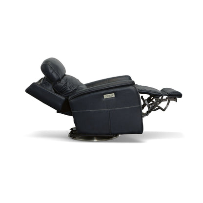 View - Power Swivel Recliner With Power Headrest