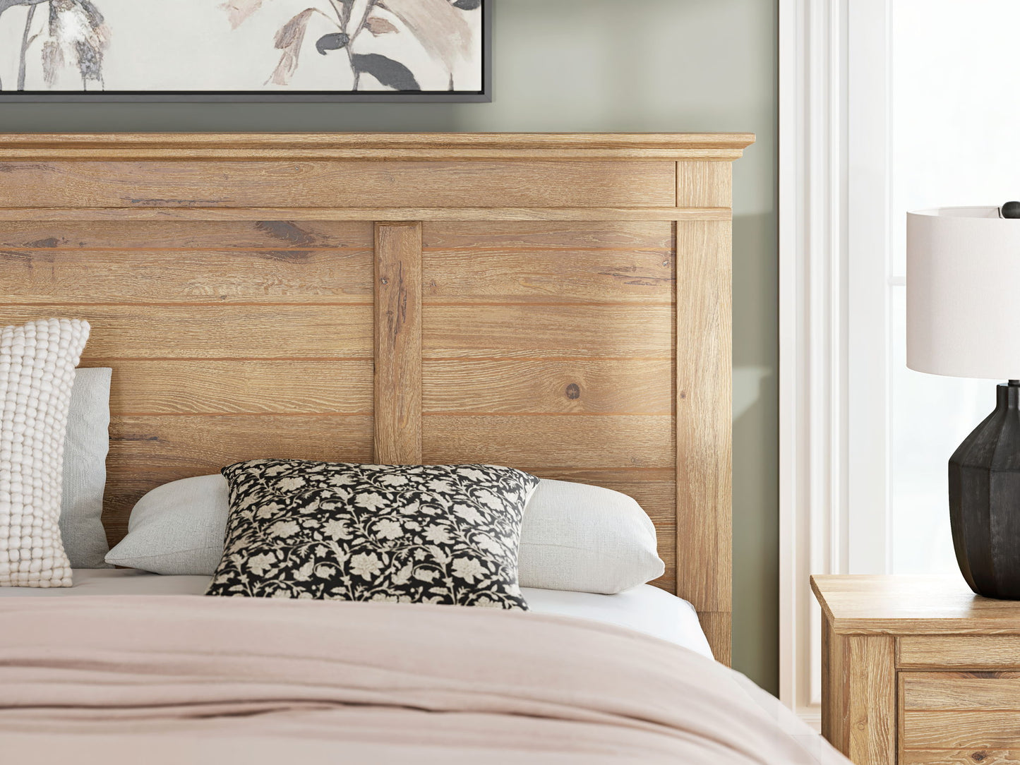 Makidern - Panel Storage Bed With Under Bed Storage Unit And Storage Footboard