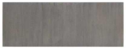 Terra Luna - Complete Rectangle Double Pedestal Table - White Cloud & Nightfall