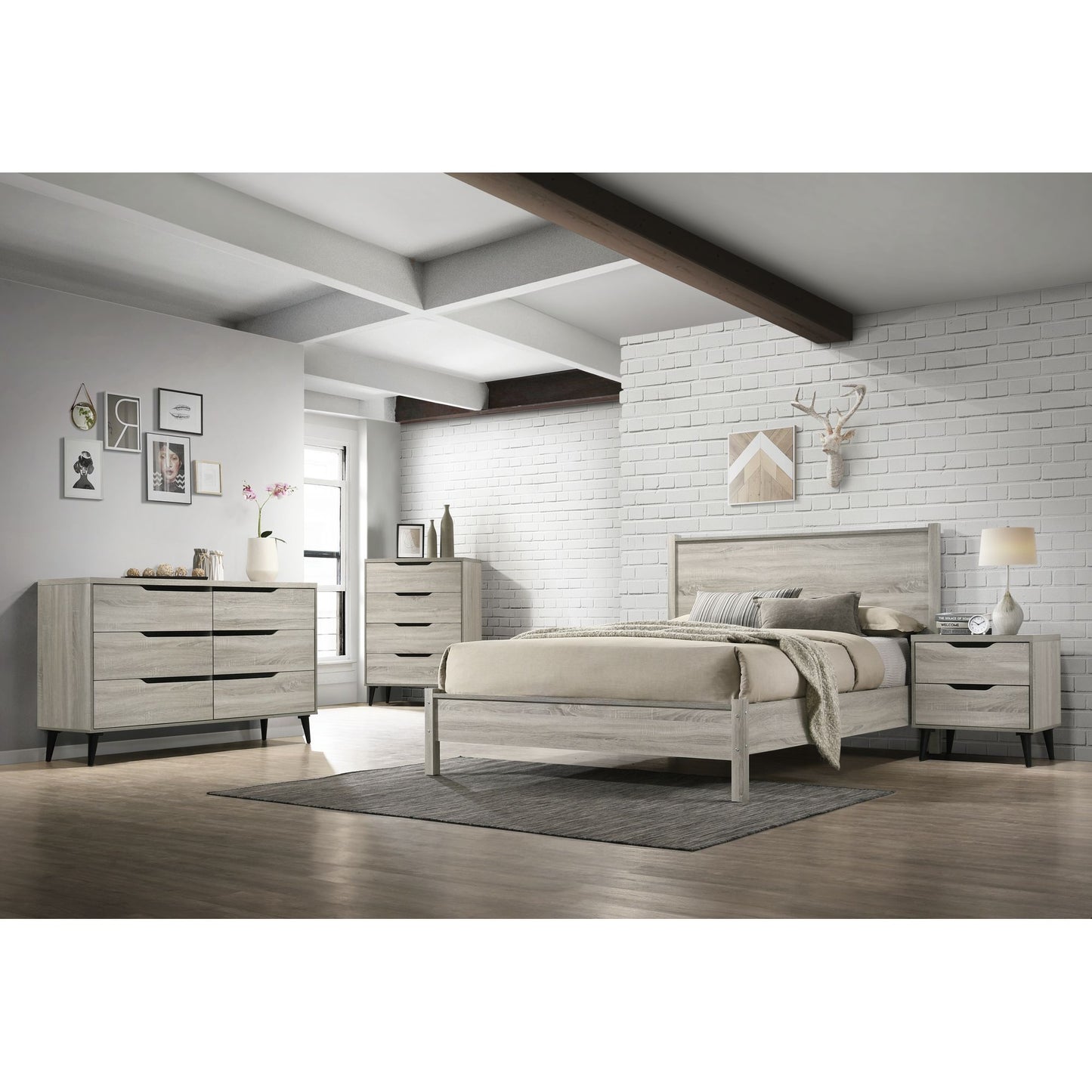 Ernesto - 6-Drawer Dresser With Interlock