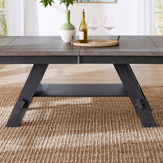 Lawson - Pedestal Table Base - Dark Gray