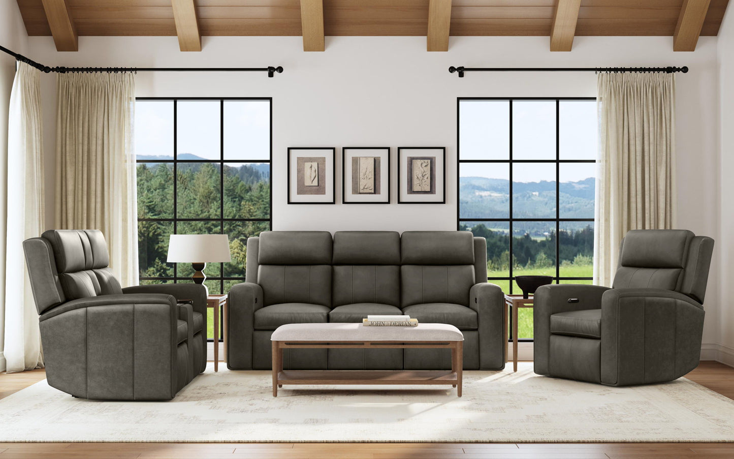 Wyatt - Power Reclining Sofa With Power Headrests & Lumbar