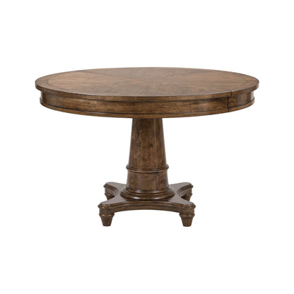 Harrison Heights - Pedestal Table Set - Sienna