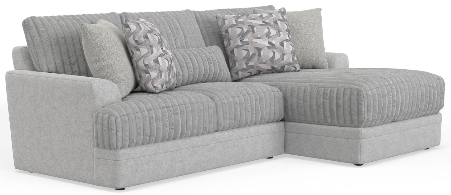 Titan - Sectional With Comfort Coil Seating And Accent Pillows Included