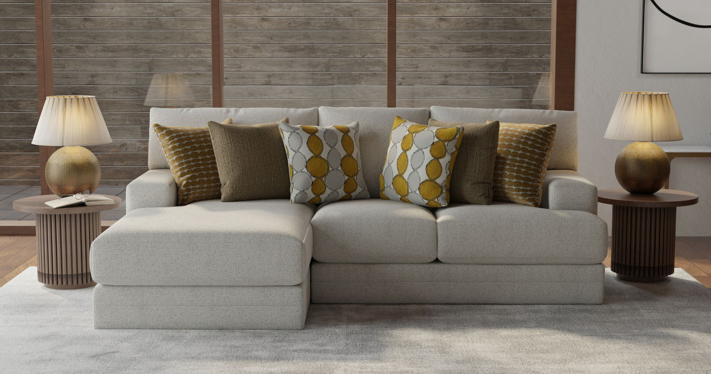 Tori - Sectional With Comfort Coil Seating And Accent Pillows Included