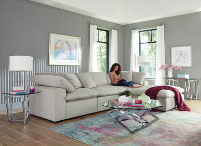 Posh Modular - Armless Chair - Dove