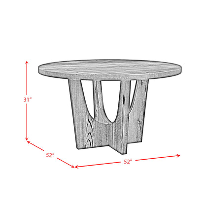 Oregon - 5 Piece Standard Height Dining Set (Round Table And Four Chairs)