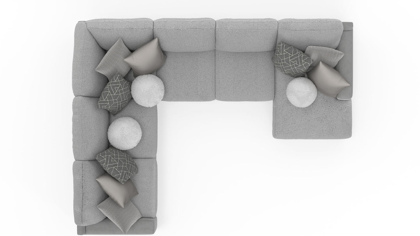 Canyon - LSF Sofa - Platinum