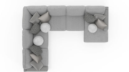 Canyon - LSF Sofa - Platinum