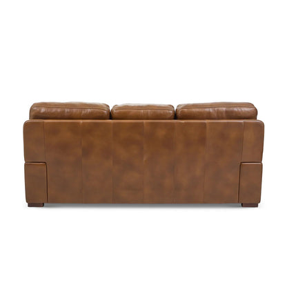 David - Power Reclining Sofa With Power Headrests & Lumbar - Pecan