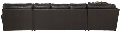 Denali - Italian Leather Match Sectional
