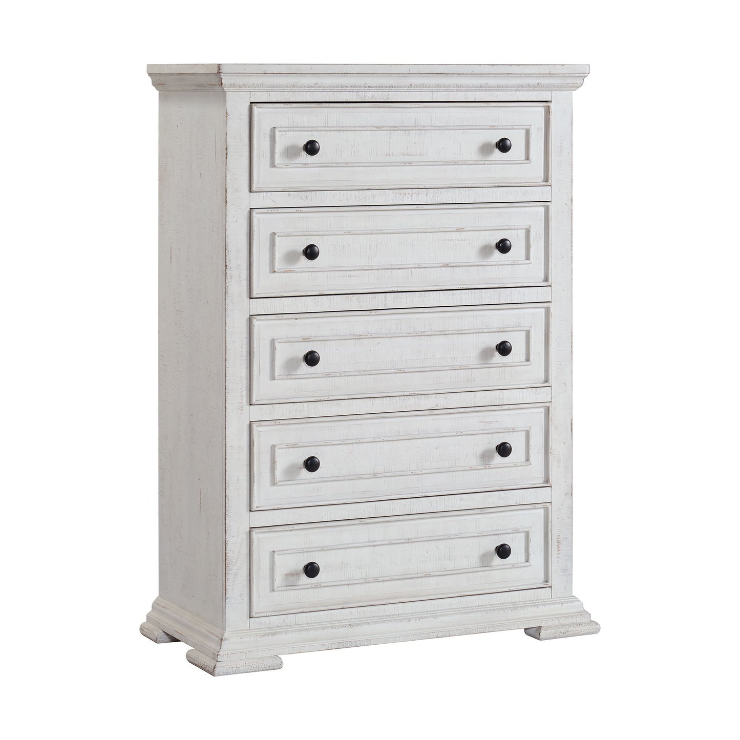 Heather - 5-Drawer Chest - Rustic White