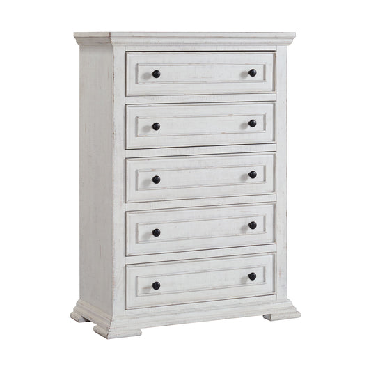 Heather - 5-Drawer Chest - Rustic White