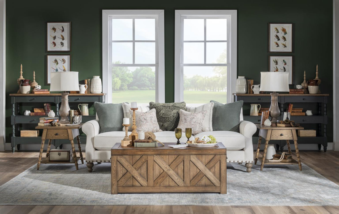 Vintage Market - Captains Truck Cocktail Table - Barnwood Oak