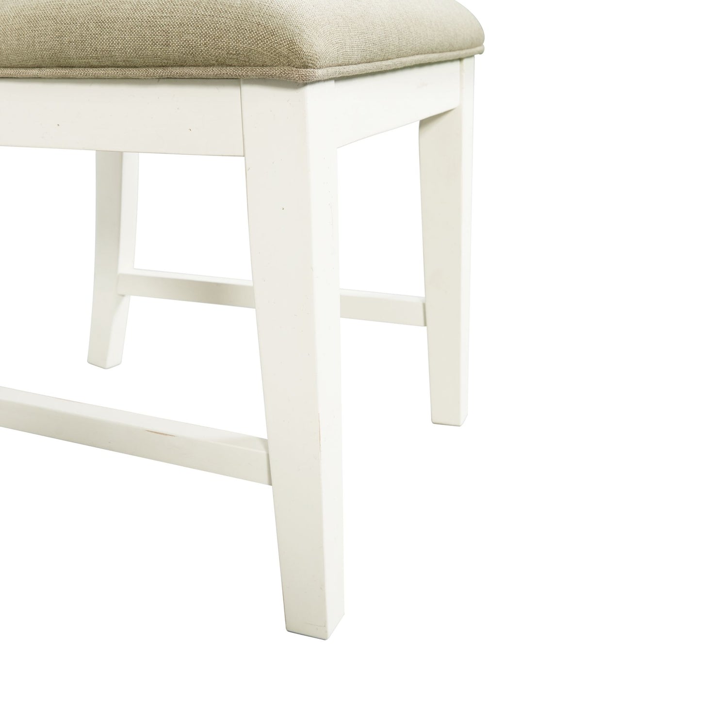 Park Creek - Rectangle 5 Piece Dining Set-Table And Four Chairs - Cottage White Finish