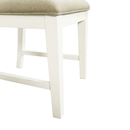 Park Creek - Ladder Back Side Chair (Set of 2) - Cottage White Finish