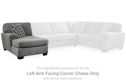 Birkdale Court - Laf Corner Chaise - Gray
