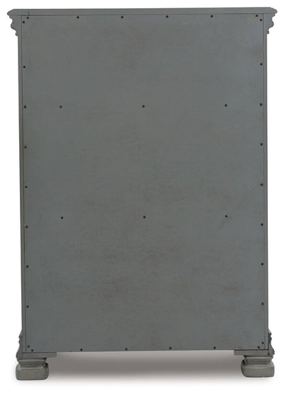 Lexorne - Five Drawer Chest - Gray