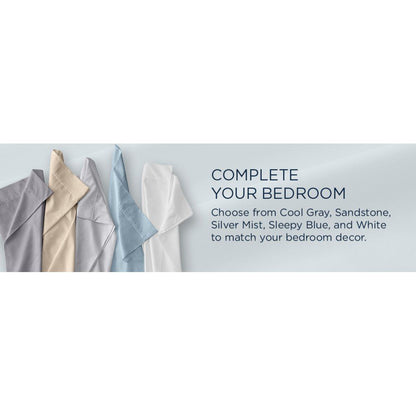 Linens - Tempur Classic Cotton Sheet Set - Sleepy Silver Mist