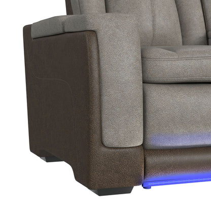 Lantana - Power Motion Sofa With Power Headrest, LED, Ddt, Reading Light And Pws