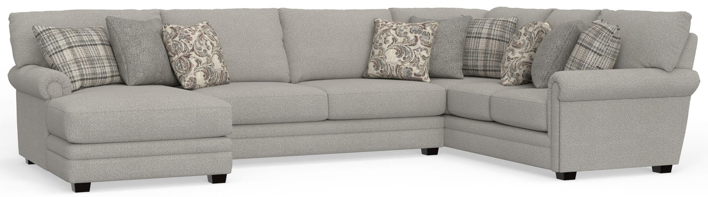 Livingston - Sectional With Comfort Coil Seating And Accent Pillows Included