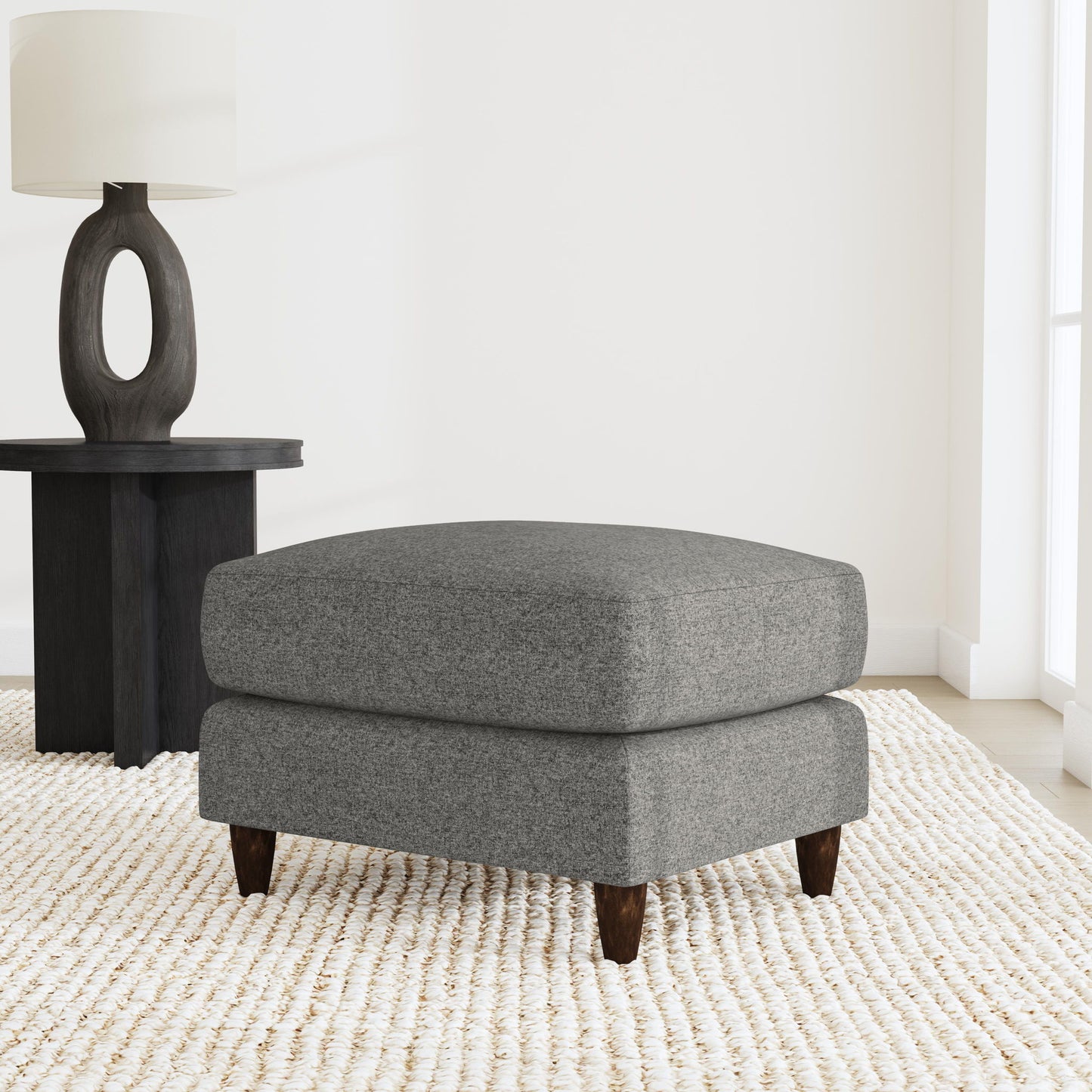 Fern - Fabric Ottoman