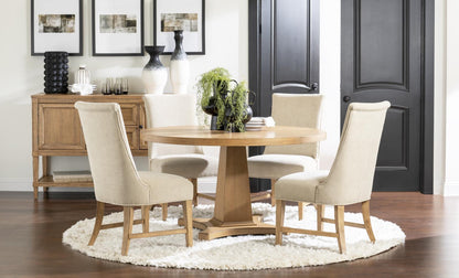 Linden - Upholstered Side Chair (Set of 2) - Honeyed Oak