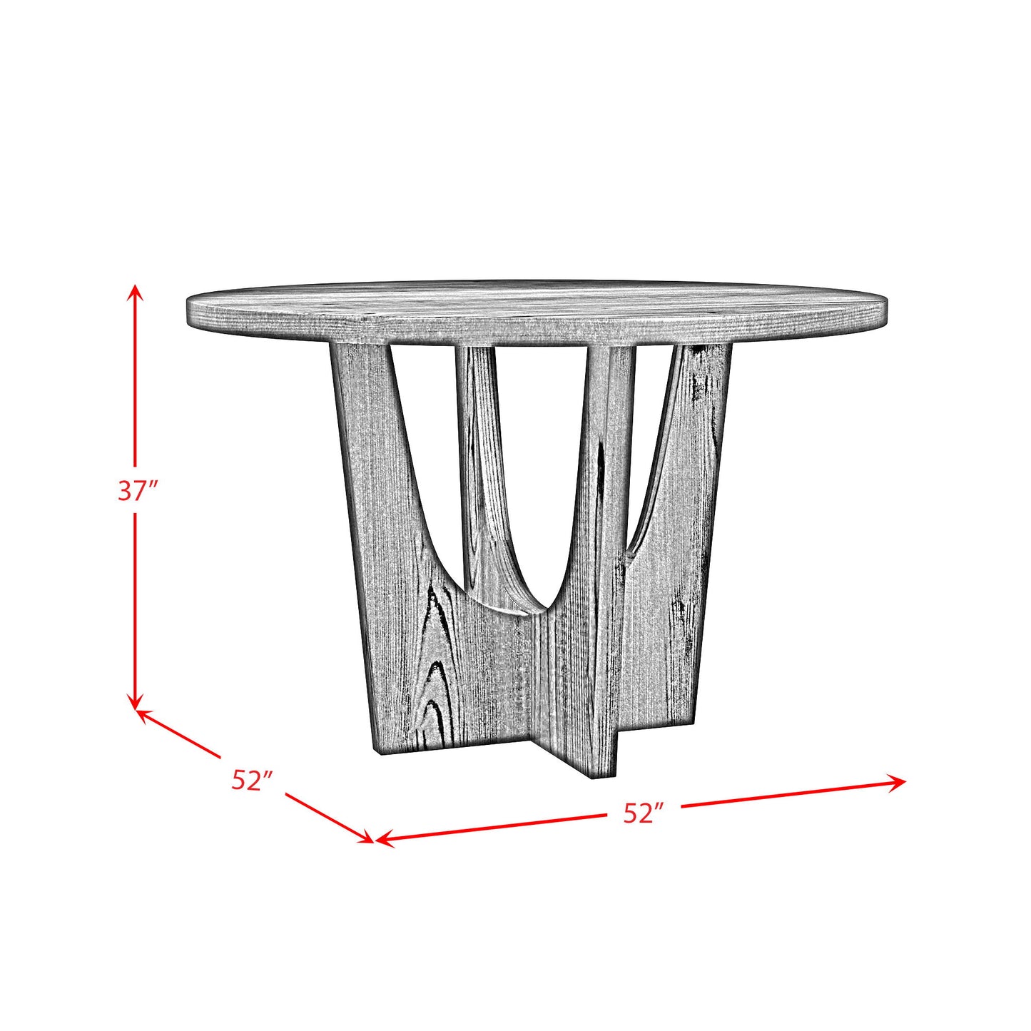 Oregon - 5 Piece Counter Height Dining Set (Round Counter Table And Four Chairs)