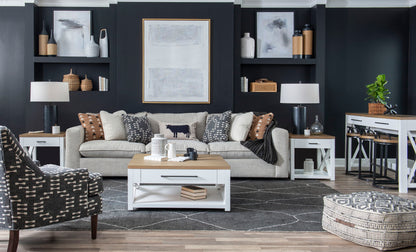 Franklin - End Table - White