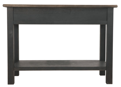Tyler Creek - Sofa Table - Grayish Brown / Black