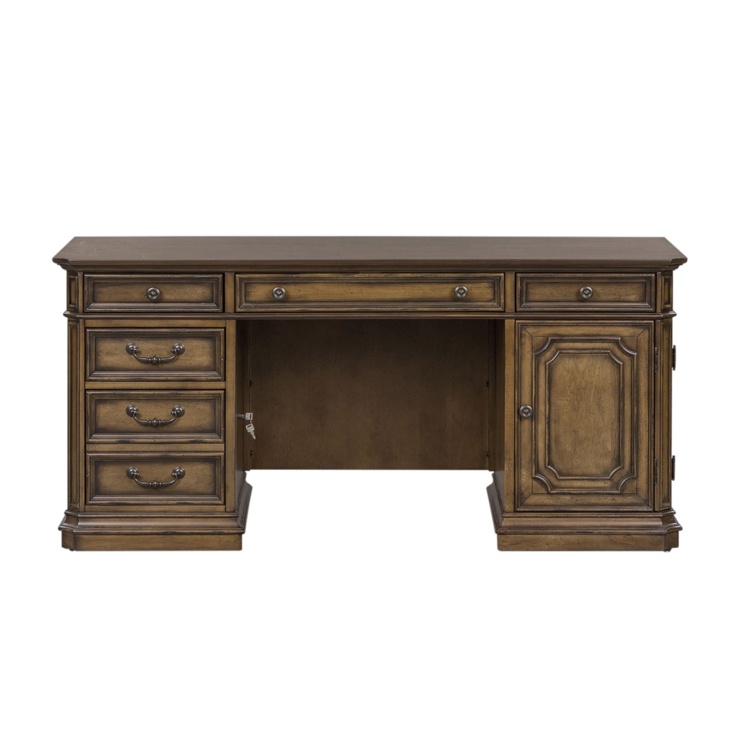 Amelia - Jr Executive Credenza Top - Dark Brown