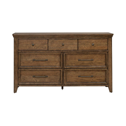 Carolina Park - 7 Drawer Dresser - Brown