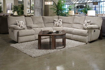 Elliott Sectional - Lay Flat Reclining LSF - Pewter