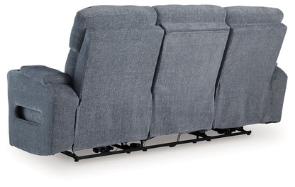 Studio Cave - Power Reclining Sofa - Steel