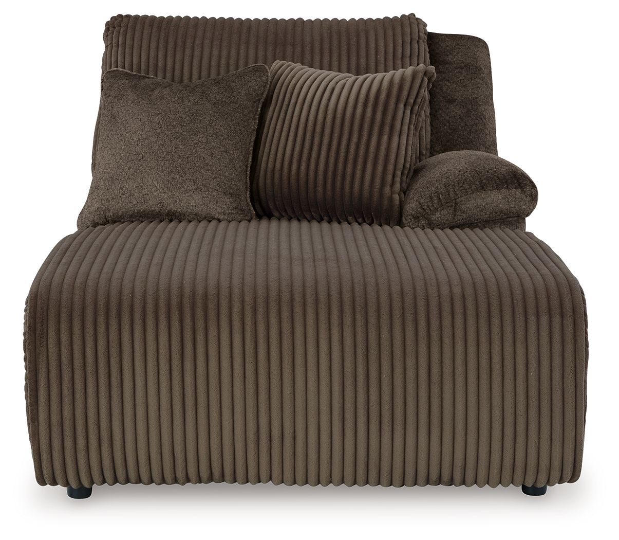 Top Tier - Raf Press Back Chaise - Chocolate