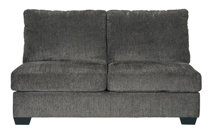Ballinasloe - Armless Loveseat - Smoke