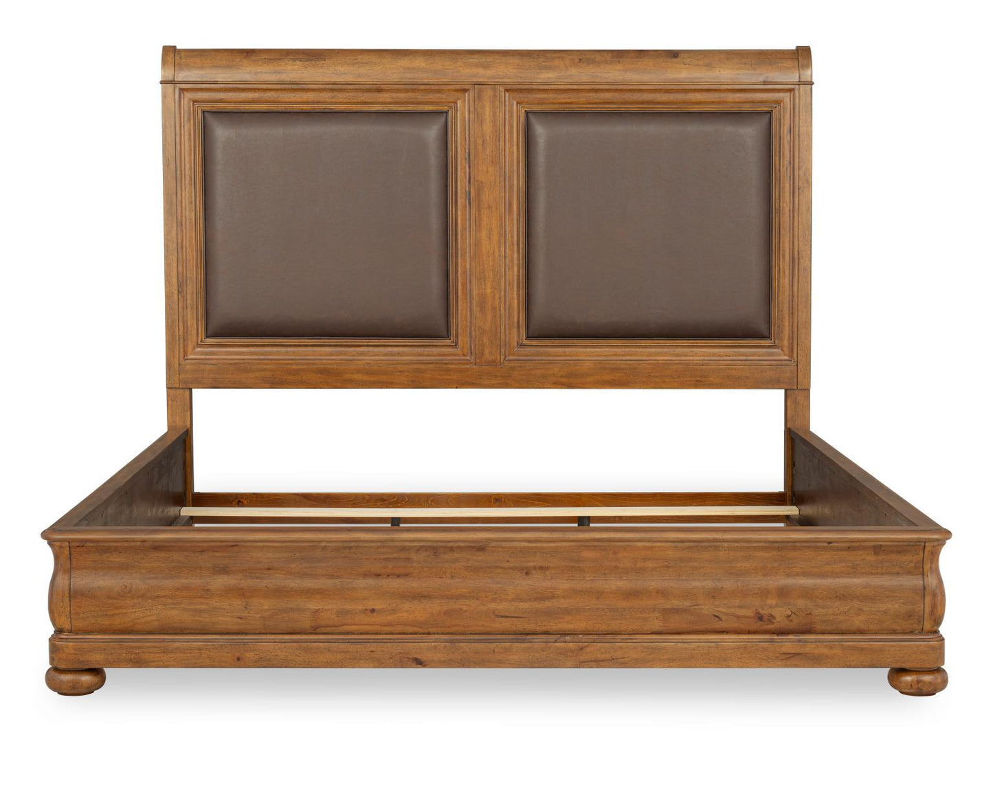 Echelon - Queen / King Sleigh Side Rails - Heritage Walnut